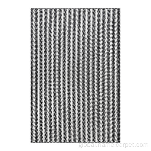 Modern Design Indoor Outdoor Rug black and white Outdoor Patio carpets and rugs Manufactory